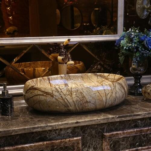 American Art tabletop basin European Ceramic tabletop wash basin toilet marble washbasin tabletop Basin