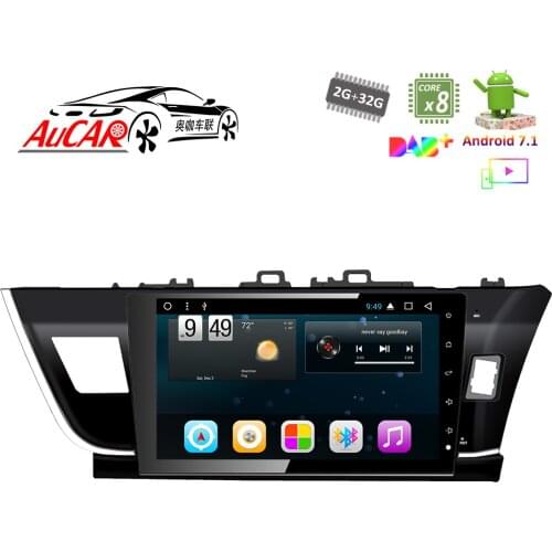 Android 10.1" Multimedia player for Toyota Corolla GPS DVD Player right hand drive 2014 - 2016 Bluetooth GPS Radio WIFI 4G AUX