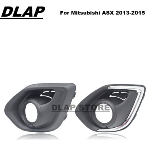 Car Lights Hood For Mitsubishi ASX 2013 2014 2015 Front Bumper Fog Light Fog Lamp Cover Foglight Housing