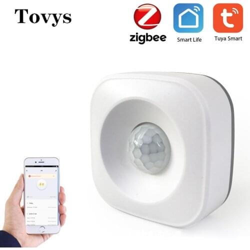 Tuya Smart ZigBee PIR Motion Sensor Detector Smart Home Wireless Body Infrared Sensor Security Burglar Alarm Sensor APP Control