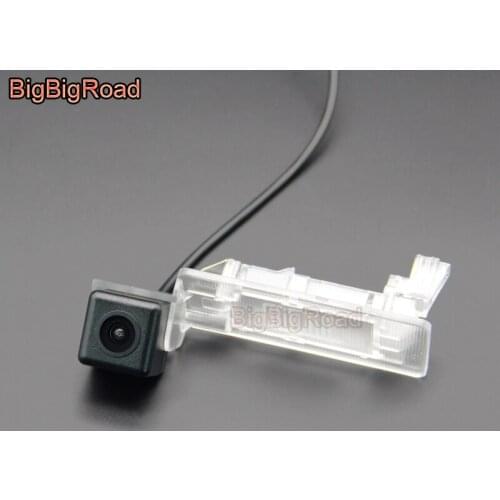 BigBigRoad For Skoda Rapid Spaceback Kodiaq Yeti Fabia Superb Octavia III 3 Car Rear View Backup Parking CCD Camera Waterproof