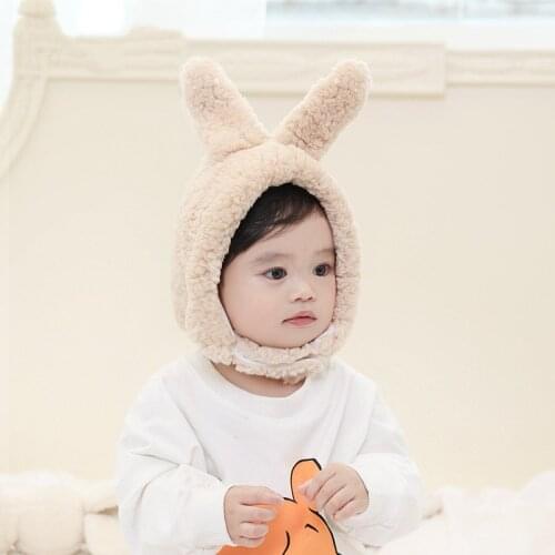 New Baby Hat Cotton Spring Autumn Toddler Hat Scarf For Boys Girls Cap Winter Warm Brushed Children Winter Hat