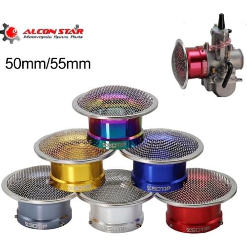 Alconstar- 50mm 55mm Carburetor Air Filter Cup Interface Cup for KEIHIN KOSO OKO PWK 21 24 26 28 30 32 34mm PE 28 30mm For Honda