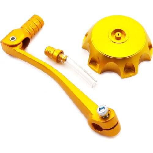 Alloy fuel gas cap gear shift lever Fit zongshen loncin lifan YX atomik crf ttr 50cc-250cc pit dirt bike accessories