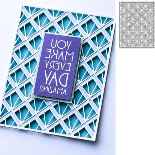 Square cut irregular graphic Cutting Dies Scrapbook Diary Decoration Stencil Embossing Template DIY Greeting Card Handmade 2021