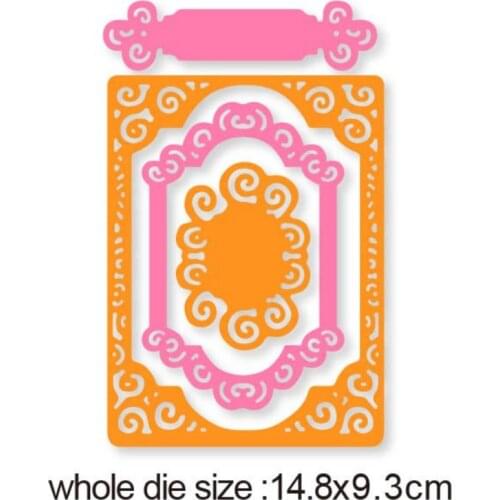 Metal cutting dies cut die mold etch hollow frame decoration Scrapbook paper craft knife mould blade punch stencils dies