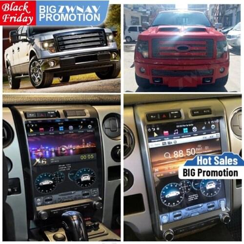 Tesla Screen Android 9 Multimedia Video Player For Ford F150 2009 2010 2011 2012 2013 2014 GPS Navi Audio Radio Stereo Head Unit