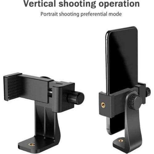 NEW 360 Degree Mobile Phone Clip Compatible With All 1/4 Screw Cellphone Holder Tripod Mount Adapter Rotatable Stand For Samsung