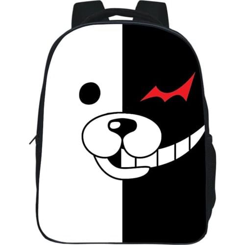 Anime Danganronpa Backpack Women Bookbag Student Backpack Children Daily Backpack Boys Girls School Bag Men Travel Rucksack
