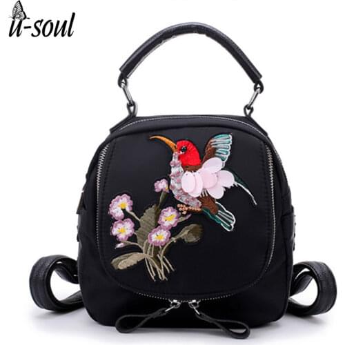 Женские рюкзаки с вышивкой U-Soul China At AliExpress
