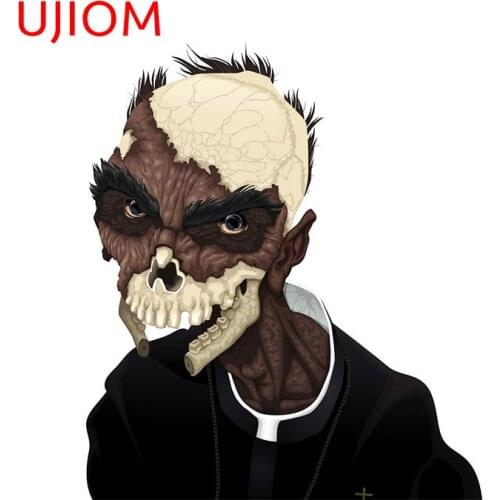 UJIOM Zombie Door Sticker Childrens Bedroom Decor Vinyl Wall Decal Waterproof Bathroom Living Room Decor Wall Stickers