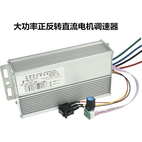High power dc motor speed forward reverse bidirectional have brush motor controller 12 v - 48 v current limit