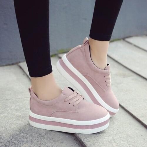 2020 New Sneakers Women Shoes Flats Fashion Casual Ladies Shoes Woman Lace-Up Mesh Breathable Female Sneakers Zapatillas Mujer