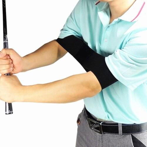 1pc Golf Correction Belt Golf Swing Trainer Exercise Guide Provides Calibration Training Aids, Correct Swing Elastic Arm Belt Go