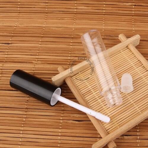 300pcs/lot Wholesale 8ml PS Lip Gloss Tube Plastic Empty Cosmetic 4/15OZ Women DIY Gloss Container Lipstick Balm Packaging