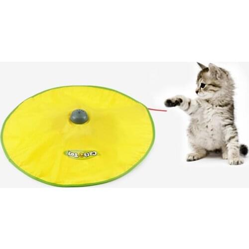 4 Speeds Automatic Funny Cat Toys Electric Motion Undercover Fabric Moving Mouse Feather Interactive Toy For Cat Kitty Pet Toy