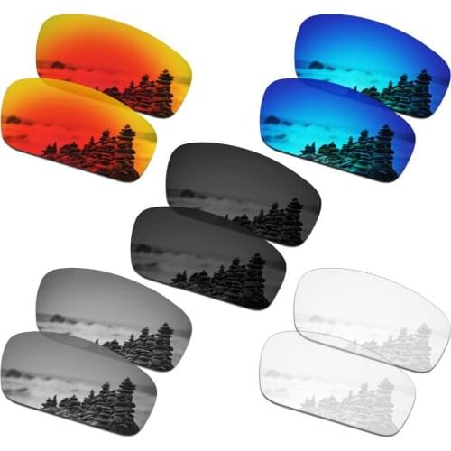 SmartVLT 5 Pairs Polarized Sunglasses Replacement Lenses for Oakley Splinter - 5 Colors