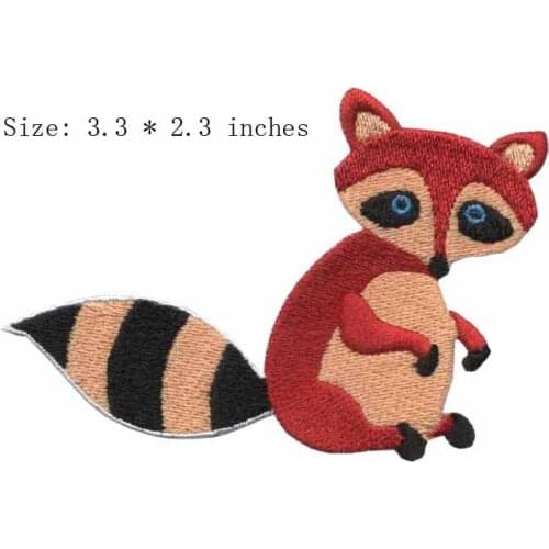 The big fox 3.3"wide embroidery for Protection/can climb tree/so lovely
