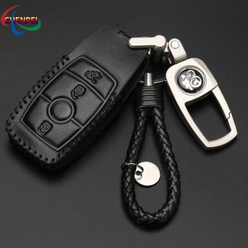For Mercedes-benz E300L E Class C260L C180L E200L GLC200 GLA Car Key Case Cover Protection key Car Interior Accessories