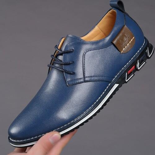 Design New PU Leather Shoes Men Sneakers Moccasin Fashion Loafers Men Flat Causal Men Shoes Adult Male Footwear Walking Shoes