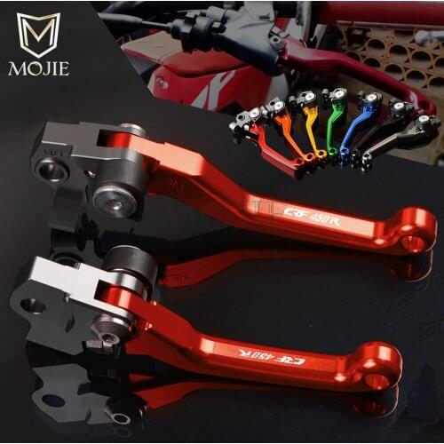 For Honda CRF450R CRF 450R 450 R 2002-2003 2004-2006 2007-2019 2018 2017 2016 Motocross CNC Pivot Brake Clutch Levers Dirt Bike