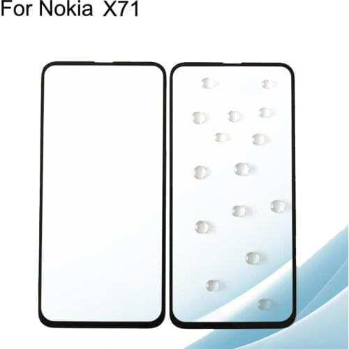 For NOKIA X71 TA-1172 Front Outer Glass Lens Touch Panel Screen For NOKIAX71 TA-1172 LCD Touch Glass Repair Parts