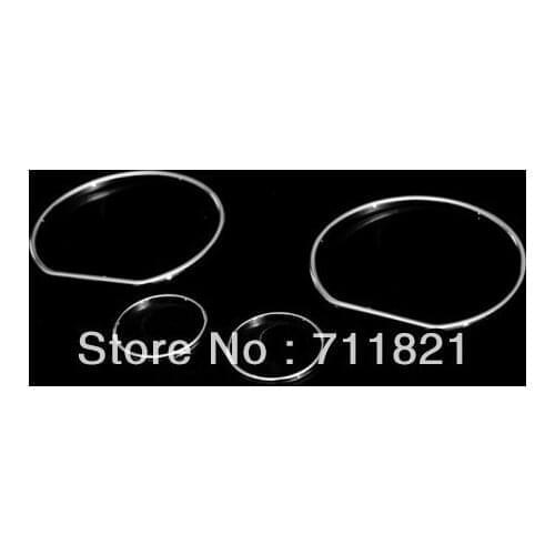 Car Styling Chrome Dashboard Gauge Ring Set For Volkswagen For VW Polo 6N