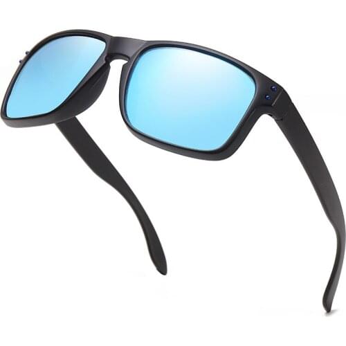New European and American classic rice nail square sunglasses outdoor sports polarized sunglasses