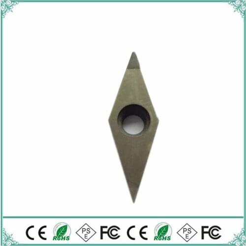 Knife free shipping PCD Diamond blade,VCMT160404, CNC,Used for processing aluminum alloy, copper parts, non-ferrous metals.2pcs