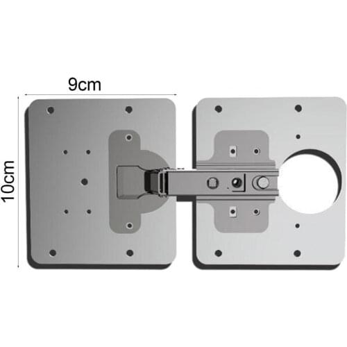 Hinge Repair Plate Practical Rust Resistant Stainless Steel Furniture Cupboard Hinge Repair Mount Tool for Cabinet