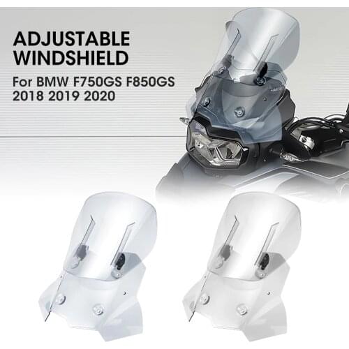 Motorcycle Adjustable Windshield for BMW F750GS F850GS Windscreen Wind Deflectors Screen Visor Protector F 750 GS F 850 GS 2020