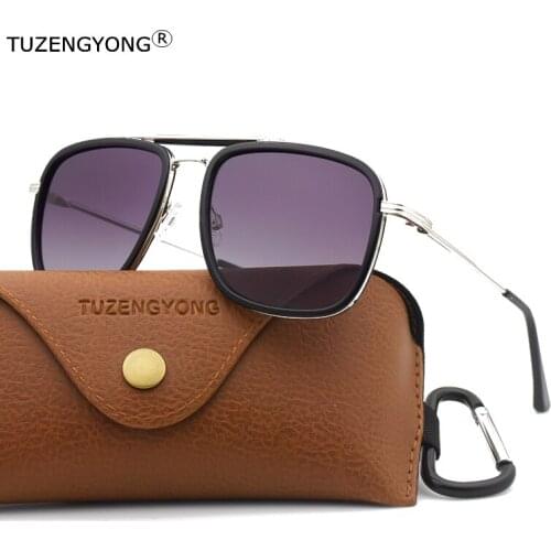 TUZENGYONG 2021 New Steampunk Sunglasses Polarized Men Women Brand Designer Fishing Driving Sun Glasses High Quality UV400