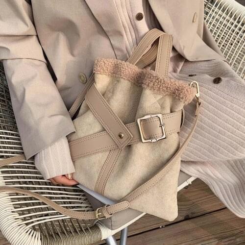 Contrast Color Tote Bucket Bag 2020 New Quality Matte PU Leather Womens Designer Handbag High Capacity Shoulder Messenger Bag