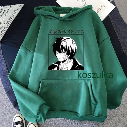 Japanese Anime Bungo Stray Dogs Hoodies Manga Clothes Dazai Hoodie Chuuya Nakahara Aesthetic Atsushi Nakajima Casual Hoody