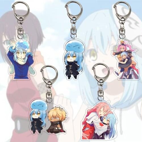 That Time I Got Reincarnated as a Slime Rimuru benimaru Anime Acrylic Figure keychain Keyring Model Gifts Cosplay