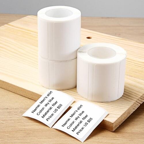 Waterproof Oil-Proof Tear Resistant Thermal Printing Paper Roll Barcode Price Size Name Label Paper for B3S/B11 Thermal Printer