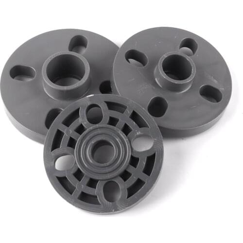 1pc 20 25 32mm U-PVC Bolt-On Flange Slip Connectors Socket Pipe Tube Joints Garden Water Supply Irrigation Pipe Connect Fittings