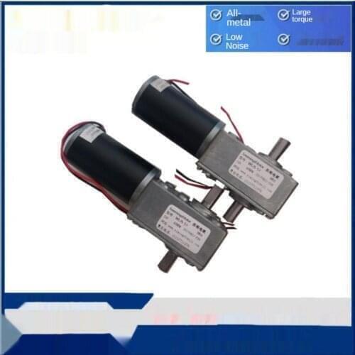 12V/24V Worm Gear Motor High Torque Self-Locking Micro Motor 5840 Gear Motor