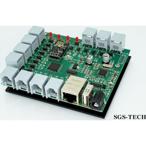 2-24 Channel cell phone control network relay/remote switch machine,WIFI/ wired 100M/485/MBUS