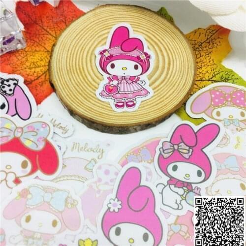 20 pcs Cartoon meng rabbit Stickers for Car Styling Bike Motorcycle Phone book Travel Luggage toy Funny Sticker Bomb Decals