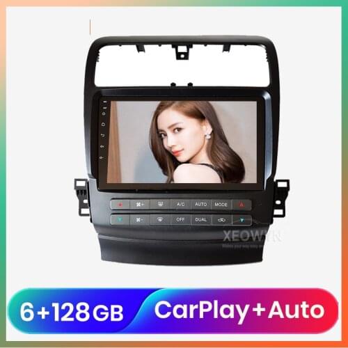 Android 10.0 Octa Core radio for TSX 2004-2008 1024*600 Car radio GPS Navigation WIFI internal carplay