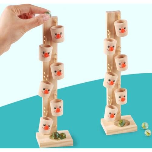 Childrens Toy Clown Pours The Ball Educational Toys Stress Relief Autism ADHD Anxiety Therapy Toys Montessori Grasp Training