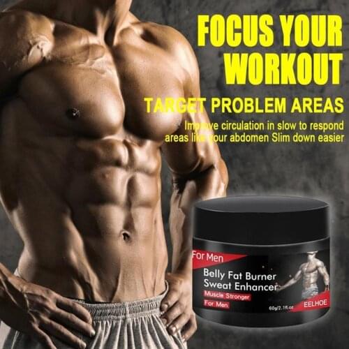 Stronger Muscle Cream Waist Torso Smooth Lines Press Fitness Belly Burning Muscle Fat Remove Weight Loss For Men Women 60g