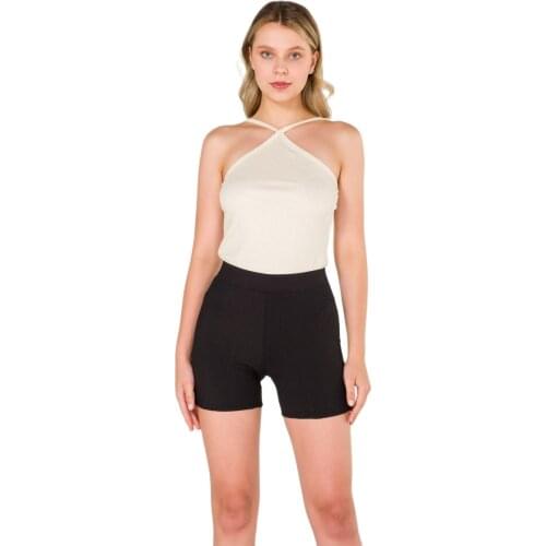 Summer Spring Fashion Blouse Cross Collar Detailed Blouse White T Shirt Women Tops Women Sexy Female Tee Women Blouse Night Wear