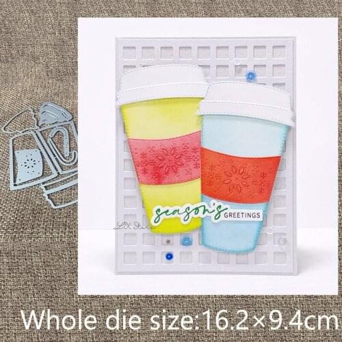 XLDesign Craft Metal Cutting Dies stencil mold Holiday Coffee decoration scrapbook Album Paper Card Craft Embossing die cuts