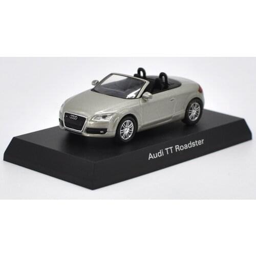 1:64 Diecast Model for Audi TT ROADSTER GRAY Alloy Toy Car Miniature Gifts