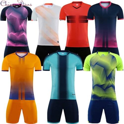 Men & Kid Football Jerseys Kits 2020 New Soccer T-Shirt Uniforms Boy Futbol Sets Custom Soccer Kit Football Training Clothing