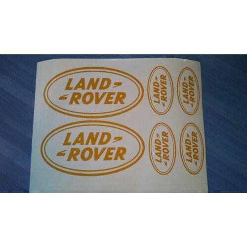 For Land Rover Emblems / Stickers Decals assorted - 6 total, multiple colors