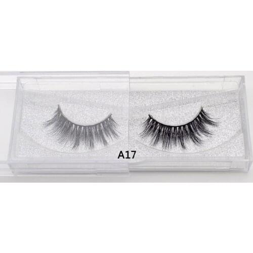 Visofree Natural handmade Thick Crisscross soft False Eyelashes Fake Eye Lashes Extension for Beauty Makeup 3D Mink lashes A17