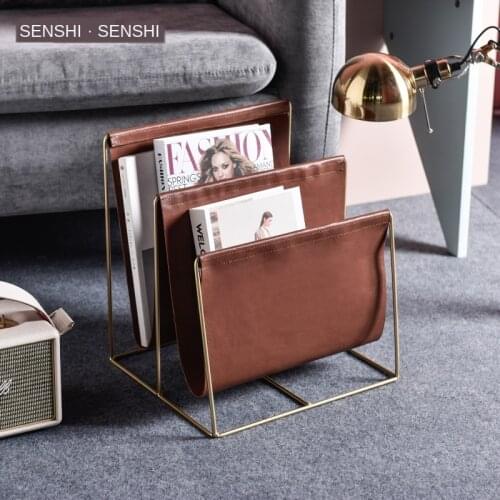 For Home Office Placement Magazine Holder Stand Display Magazine Rack Nordic Creative Bookshelf Newspaper Display Stand Suitable